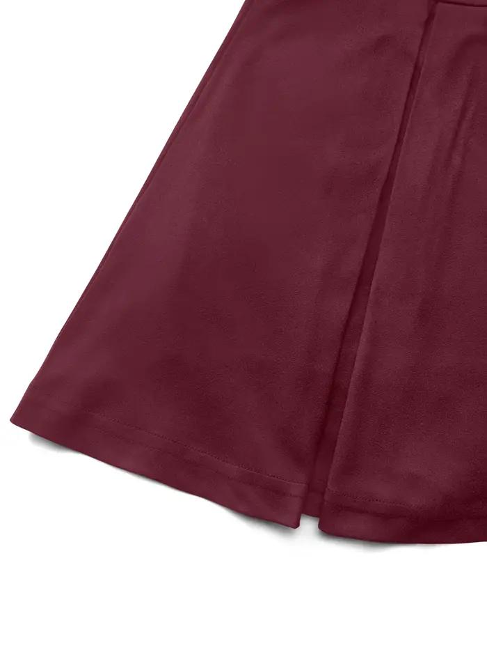Mini-jupe plissée taille haute anti-transparence, style preppy, coupe ajustée polyvalente, jupe trap