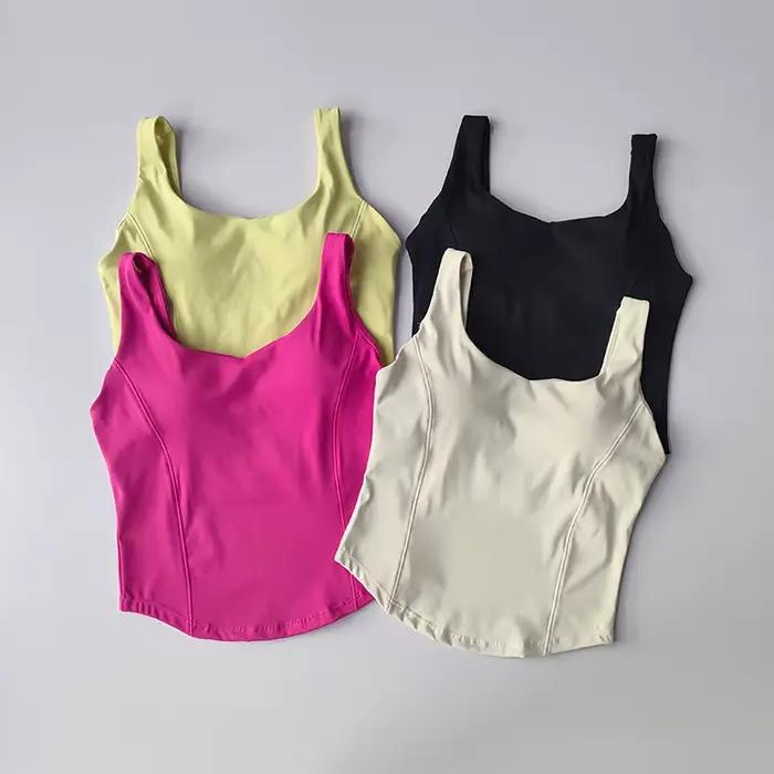 Femmes Sexy Sport soutien-gorge culture hauts bustier tubulaire soutien-gorge femme Streetwear sans