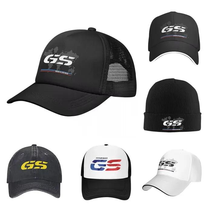 GS-Chapeau de camionneur de moto carte du monde, chapeaux de mode pour adultes, casquettes de soleil