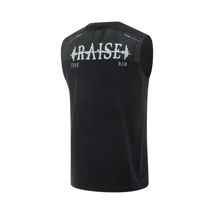 Li-Ning Gilets d'entraînement pour hommes AT DRY FREEZE 51%Polyamide 45%Coton 4%Élasthanne Coupe amp