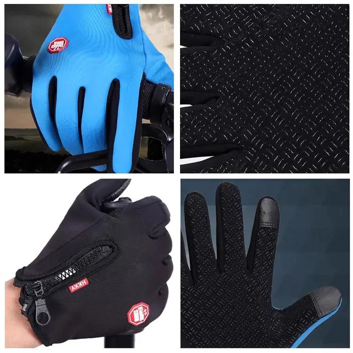 Gants d'hiver pour hommes et femmes, écran tactile, chauds, pour cyclisme en plein air, conduite, mo