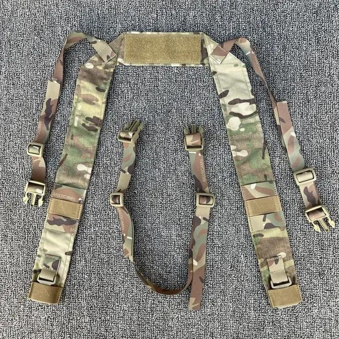 Plate-forme de poitrine tactique D3CRM, Kit de harnais en H MK3 MK4, sangle d'épaule, gilet Multicam