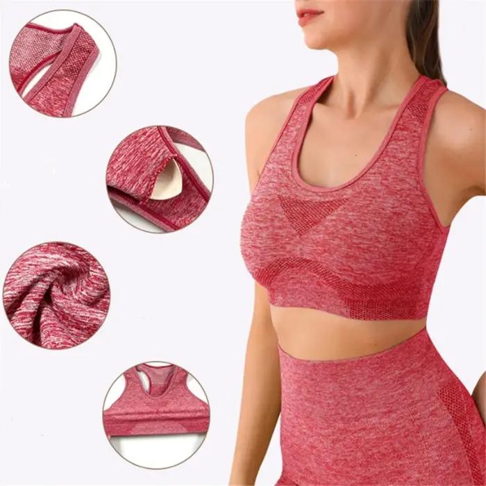 Ensemble de Yoga Shorts de gymnastique femmes Sport soutiens-gorge brassière hauts d'entraînement po