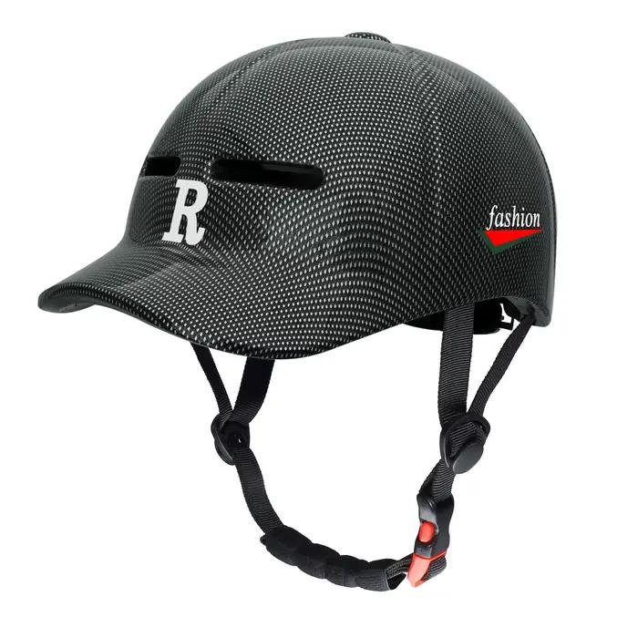 Casque de vélo électrique homme femme casquette de baseball scooter moto patinette sécurité style urbain polyvalent