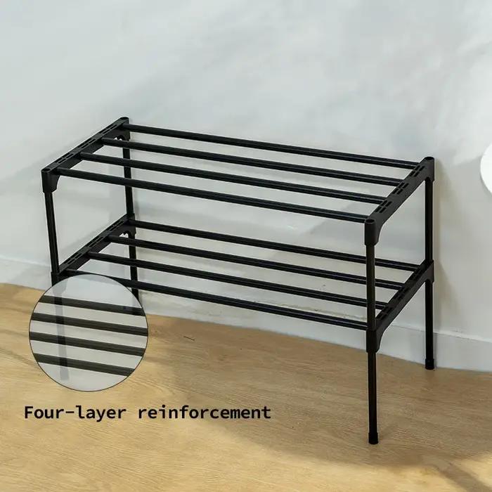 Armoire à chaussures domestique 2 couches, anti-poussière, épais, Durable, pour salon, pantoufles, b