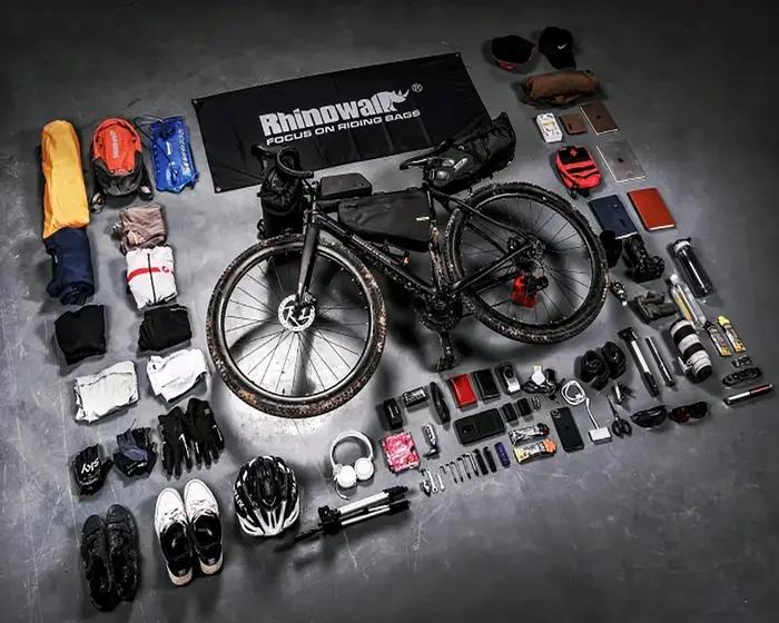 Bal inowalk-Ensemble de sacoches de vélo étanches, sac de guidon, sacoche de dégager, siège de vélo,