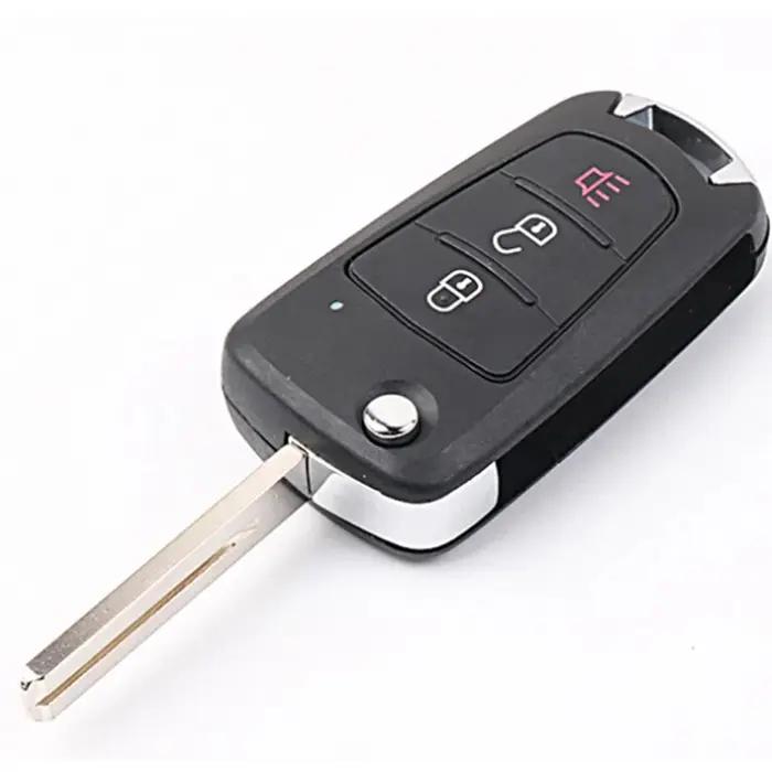 Coque de clé à distance de voiture à 3 boutons, pour GREAT WALL WINGLE STEED 5 6 HAVAL HOVER H5, cou