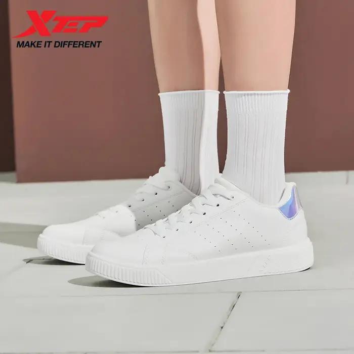 Xtep chaussures de skateboard pour femmes 2025 été léger durabilité loisirs mode à lacets rue style