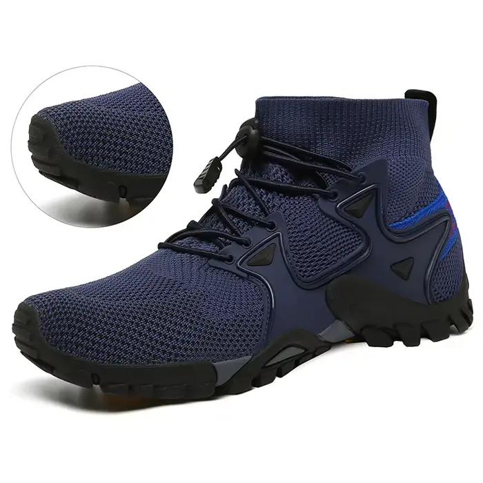 Chaussures pour hommes marche 2023 été nouvelles bottes hautes respirant maille alpinisme en plein a