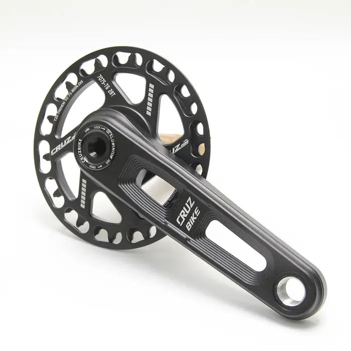 CRMERCEDES-Pédalier de vélo pliant ultraléger pour enfants, manivelle de module creux, pièces de vél