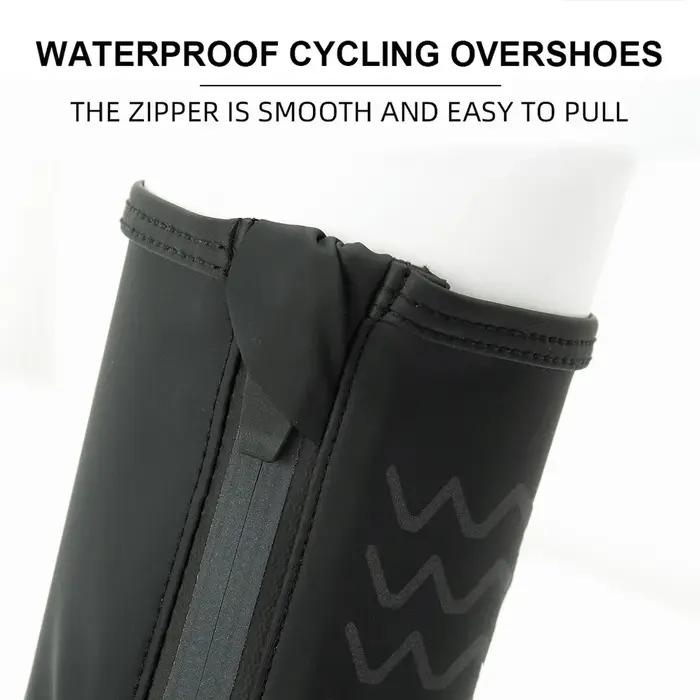 Ykywbike-Couvre-chaussures de cyclisme imperméables, couvre-chaussures de vélo, coupe-vent, VTT, pro