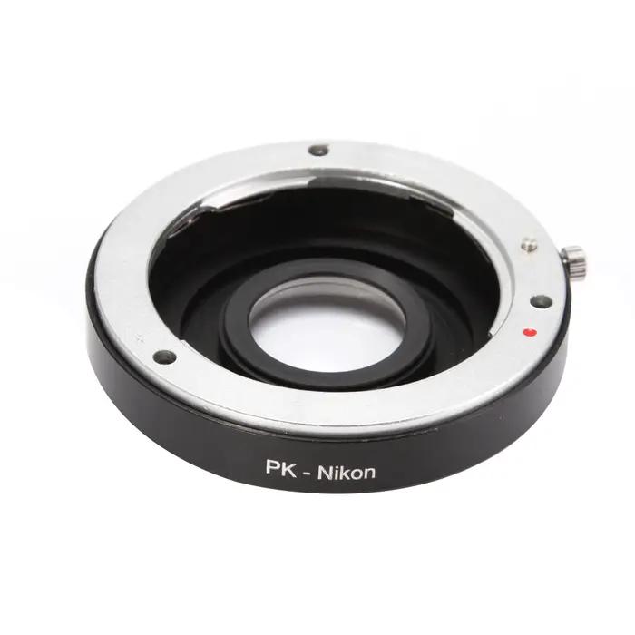 FOTGA – bague d'adaptation pour objectif Pentax PK K, pour appareil photo Nikon F AI, avec verre opt