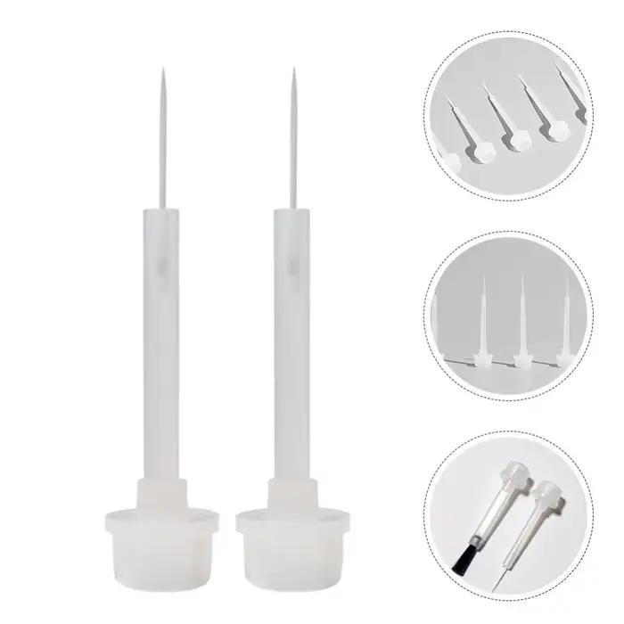Brosse de remplacement pour vernis à ongles, 20 pièces, détails de dessin, brosse pour Gel liquide,