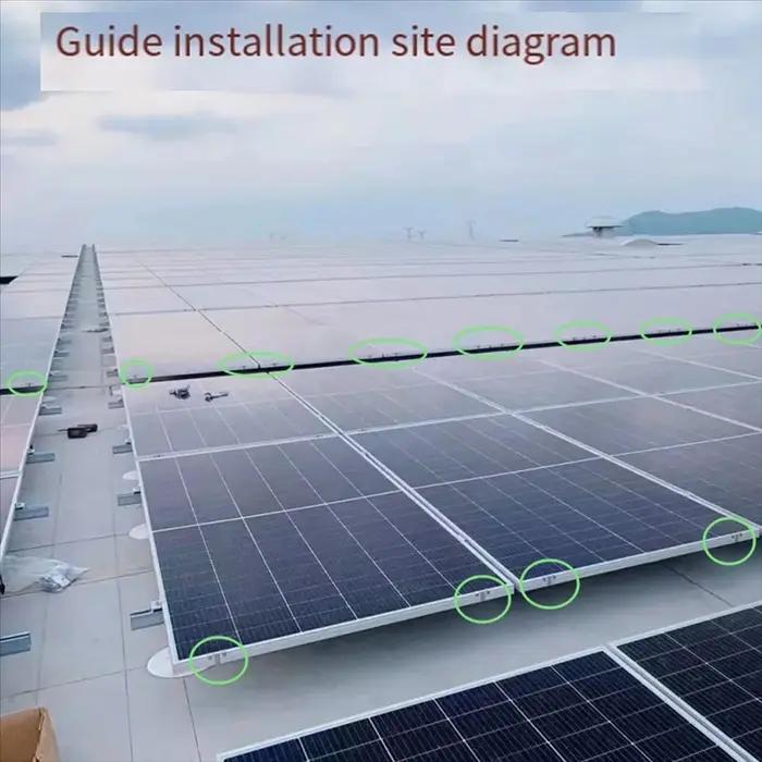 Plaque de Proximité de Panneau Photovoltaïque, réinitialisation de Vidange d'Eau pour Panneau Solair