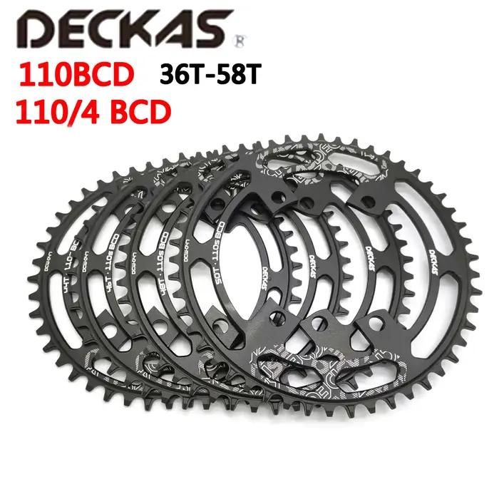 Deckas 110/4 BCD 110BCD vélo de route plateau large étroit 36T-58T pour shimano 105 R2000 R3000 4700