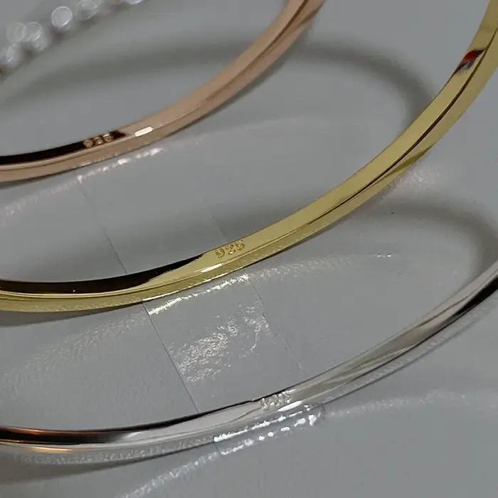 Top qualité mode beau bracelet pur Sterling 925 bijoux en argent pour les femmes conception bracelet