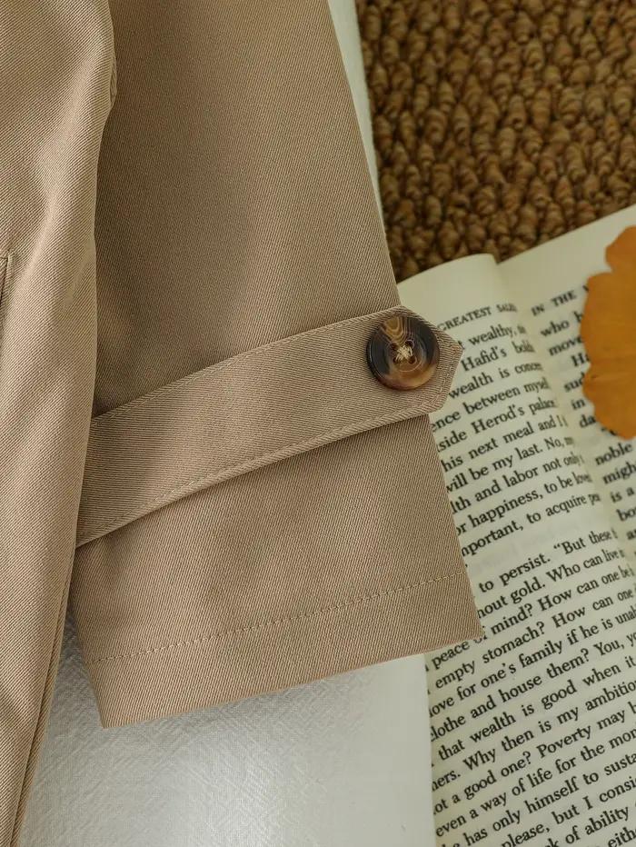 Trench-Coat pour bébés garçons, nouvelle mode automne/hiver, veste à manches longues, Cardigan Doubl