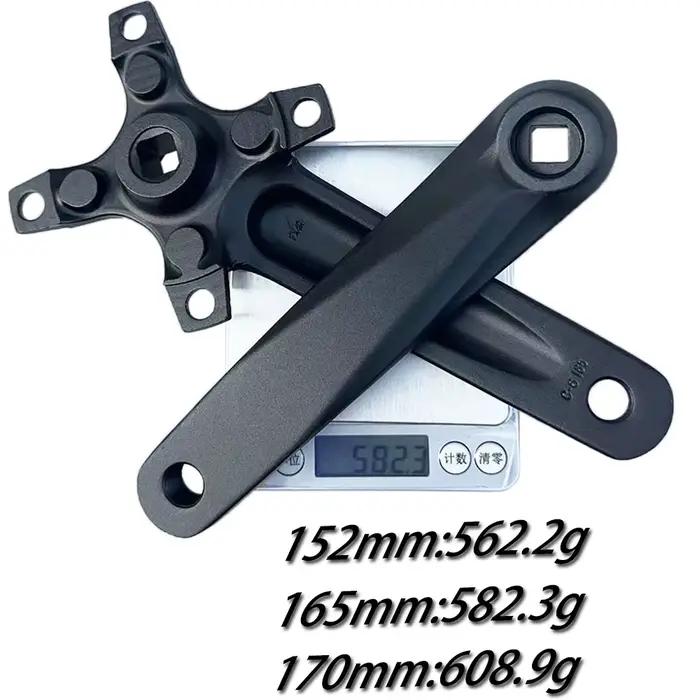 Pignon de manivelle de vélo 104BCD pour VTT avec trou carré, plateau étroit et large, diamètre 152mm 165mm 170mm, pour grimpeurs et descenteurs, occasion sportive et cadeau pour cyclistes