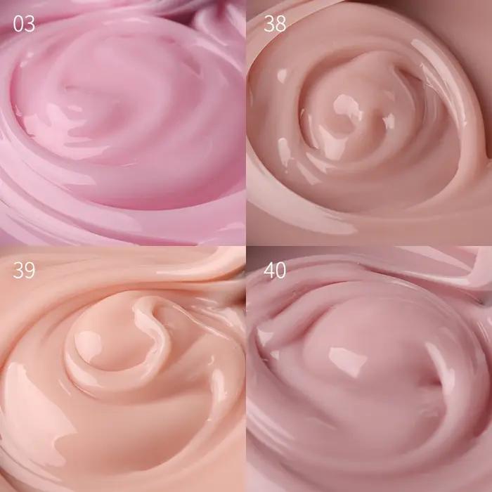 MSHARE 50ml bébé rose constructeur ongles Gel Hema Tpo Gel gratuit Construction des ongles Gel auto-