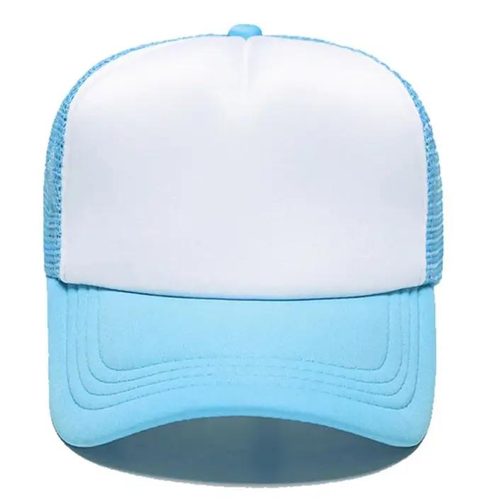Casquettes de Baseball en maille avec Logo personnalisé pour hommes et femmes, 5 panneaux, moins che