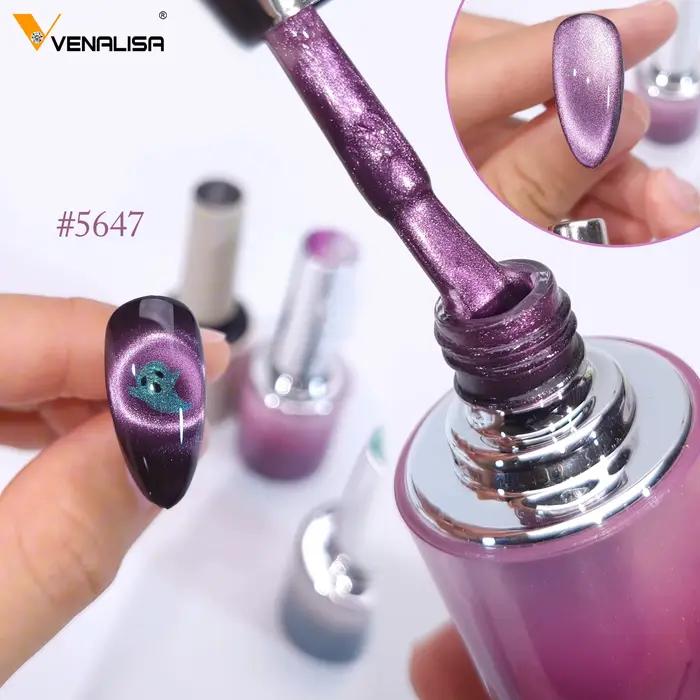 10 ml * 1 pc Venalisa vernis à ongles Hema gratuit TPO couleur libre diamant étincelle aimant 10DCat