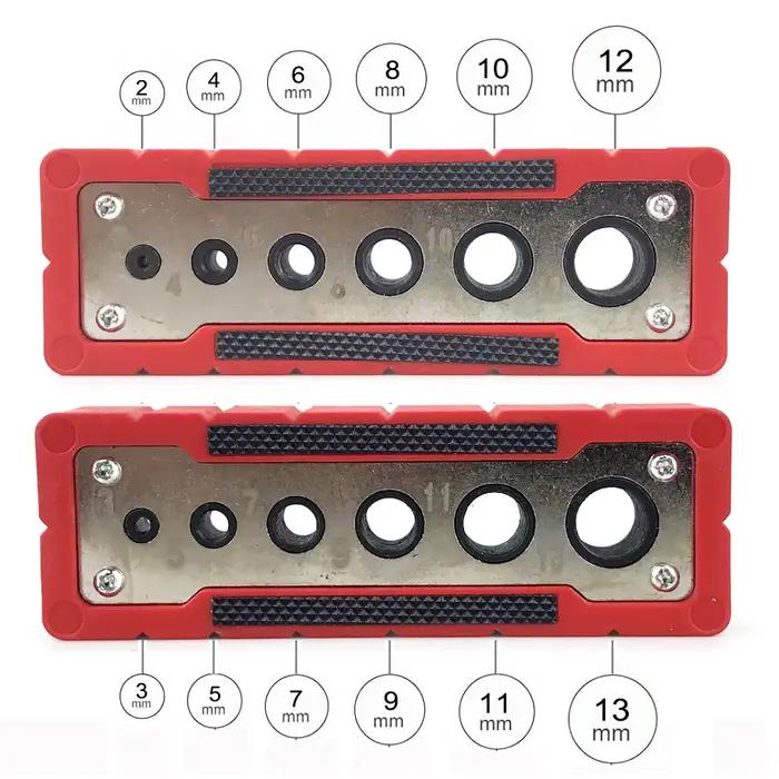 Perforateur de trous multifonctionnel 2-12/3-13mm, localisateur de Guide de perçage adapté aux trous