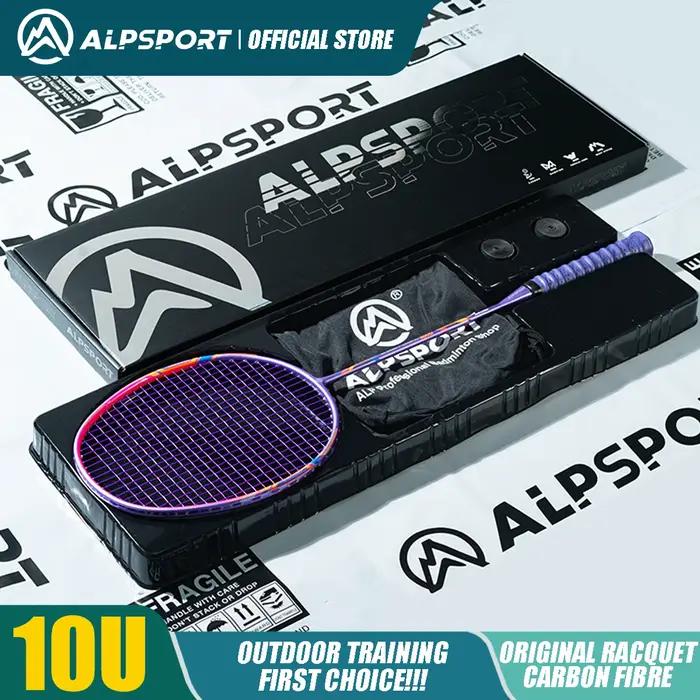ALP GJ 10U Super léger 52g T800 arc et des flèches raquette de badminton Véritable importé Force de