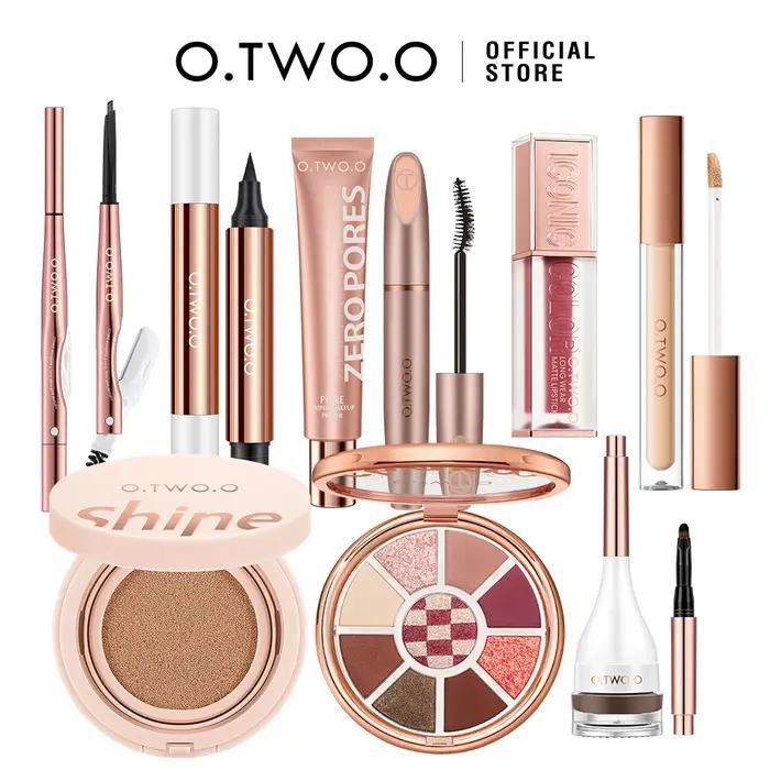 O.TWO.O ensemble de maquillage complet Mascara imperméable Eyeliner fond de teint BB crème coussin d