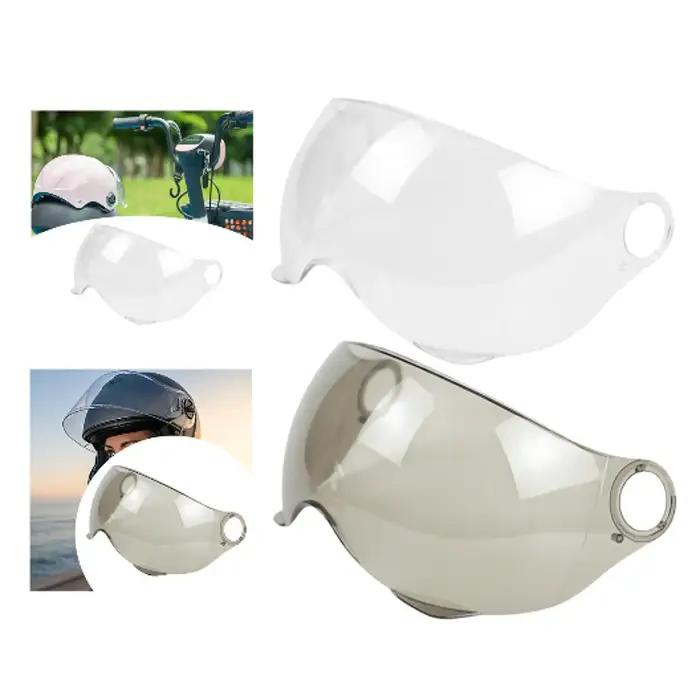 Visière de casque de moto, installation facile, anti-vent, anti-rayures, de qualité supérieure