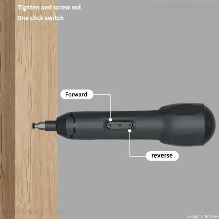 ATA JIA-Mini tournevis électrique sans fil aste, outil à main multifonction pour la maison