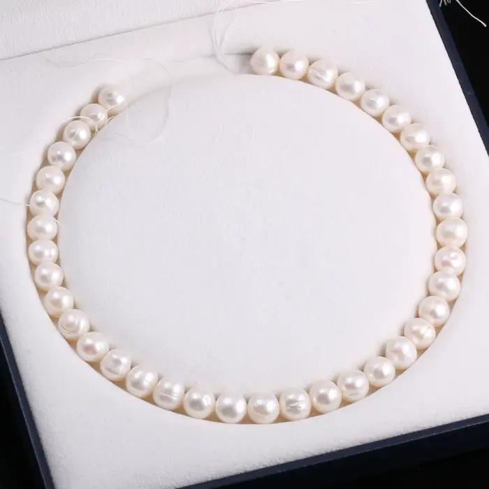 Perles de culture d'eau douce 100% naturelles, perles d'isolation rondes pour la fabrication de bijo