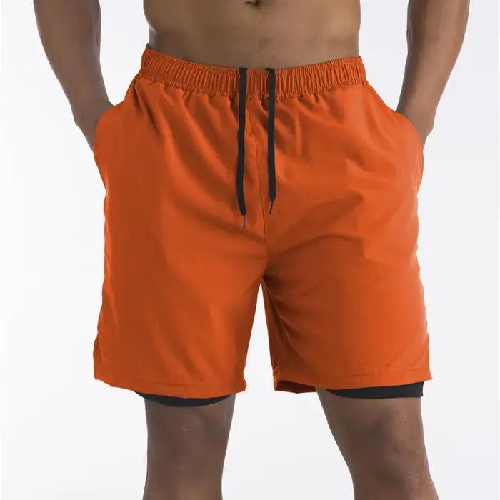 Été 2026 Shorts de course hommes 2 en 1 Sport Jogging Fitness Shorts formation séchage rapide hommes