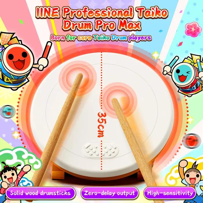 Contrôleur de batterie IINE Taiko Pro max compatible avec Nintendo Switch/PS4/PS5/PC