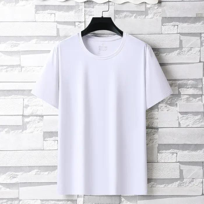 Ice inj-T-shirt de sport décontracté à haute élasticité pour hommes, haut de sport de plein air resp