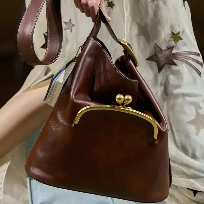 Sac à langer élégant et minimaliste de créateur pour femme, en cuir de luxe, grande capacité, sac à