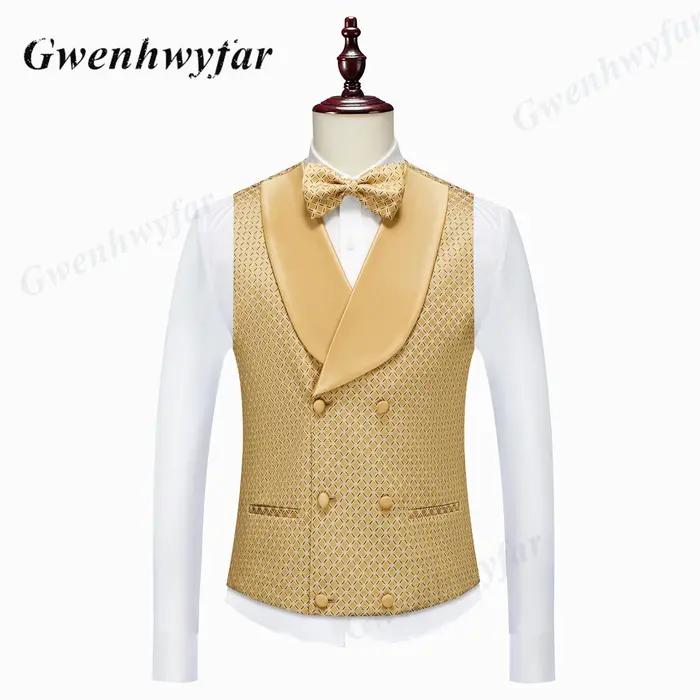 Gwenhwyfar blé-or modèles costumes pour hommes 2026 automne costumes de fête comprenant plaine or re