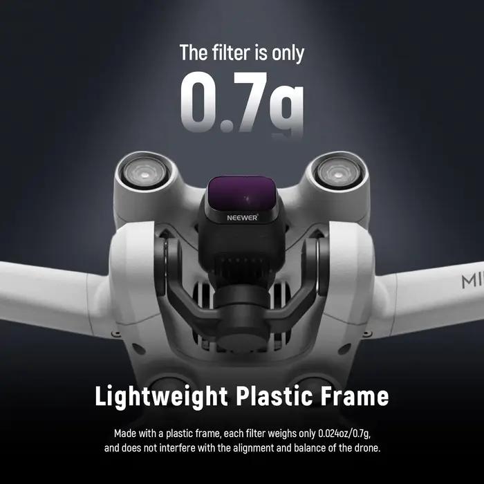 NEEWER – ensemble de filtres ND compatibles avec DJI Mini 3/Mini 3 Pro, paquet de 6, filtre à densit