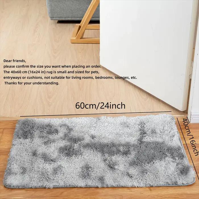 VIKAMA – tapis en peluche teint par nouage, décoration de salon, doux et moelleux, pour la maison, c