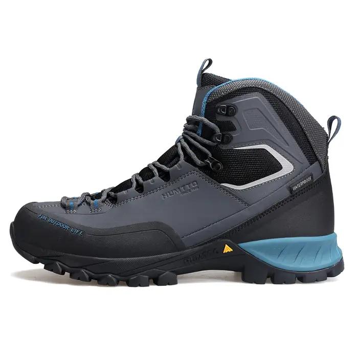 Chaussures randonnée homme imperméables - Bottes trekking cuir sécurité plein air