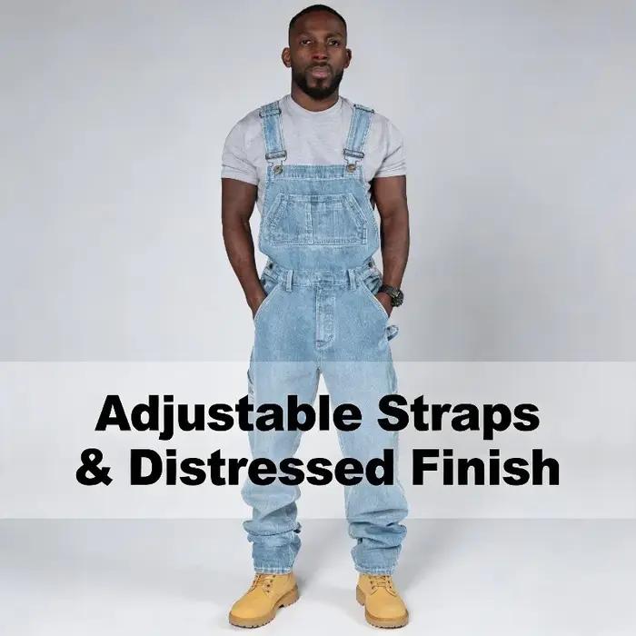 2026 Salopette en jean à bretelles pour homme, Rare Humans Jeans, élégante, confortable et tendance
