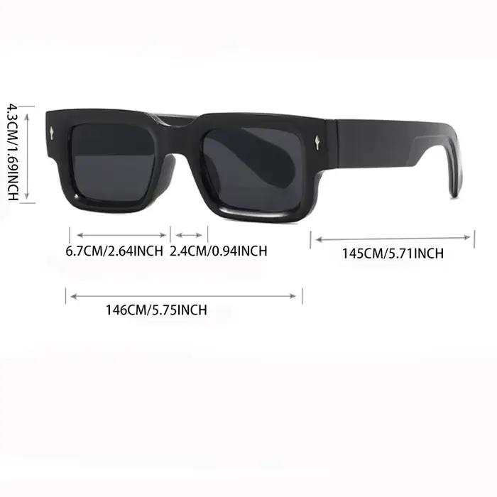 Lunettes unisexes à monture carrée en plastique, Style Simple et décontracté, à la mode, adaptées à