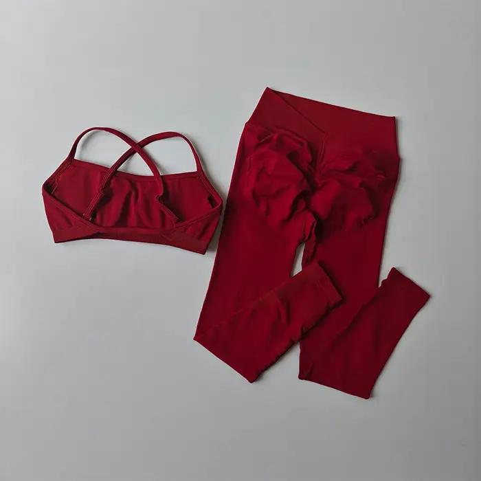 Leggings de Yoga taille haute sans couture pour femmes, séchage rapide, respirant, soutien-gorge de