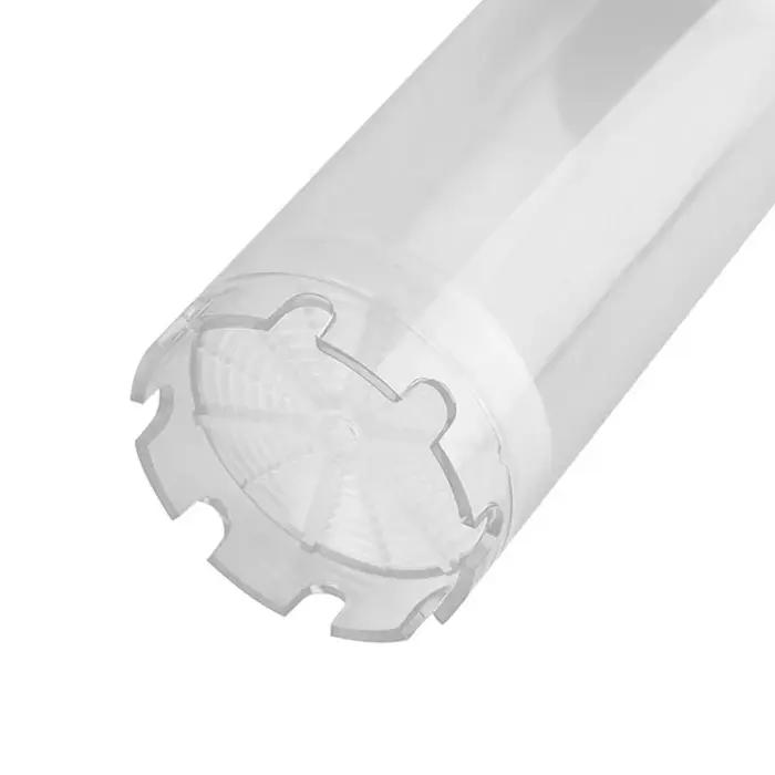 YenvQee cartouche transparente vide réutilisable de 10 pouces/5 pouces pour la résine, outils de fil