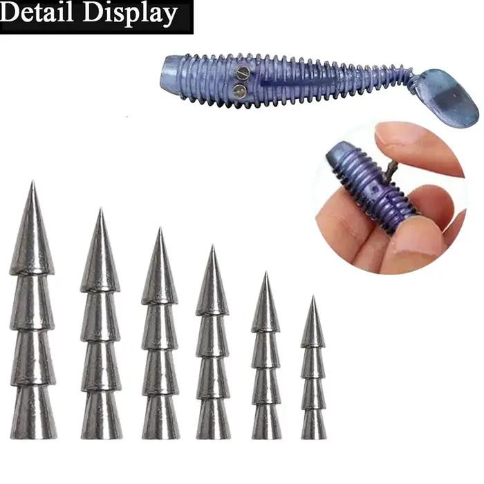 10 pièces/lot poids d'insertion de pêche 0.5g 1g 1.5g 2g 3.2g 4g poids plombs pêche appât souple acc