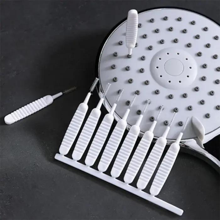 HOMicro-Brosse en nylon anti-colmatage pour pommeau de douche, nettoyeur de livres, trou de téléphon