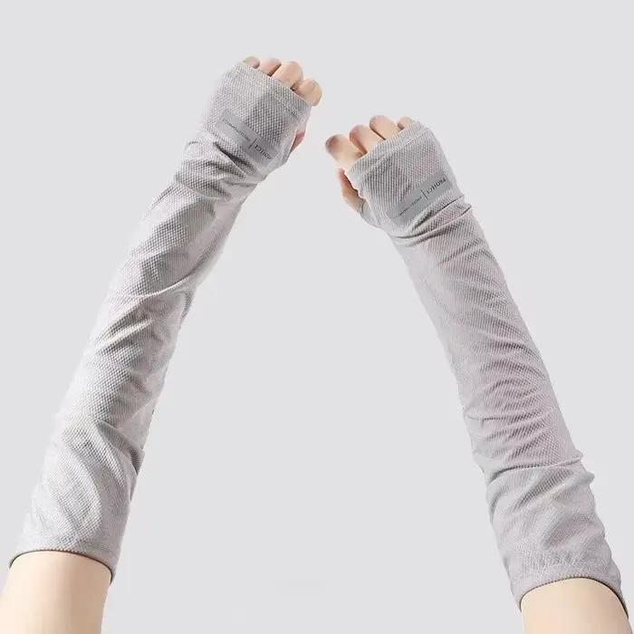 Gants de protection solaire pour hommes et femmes, protège-bras, protection UV, manches respirantes,