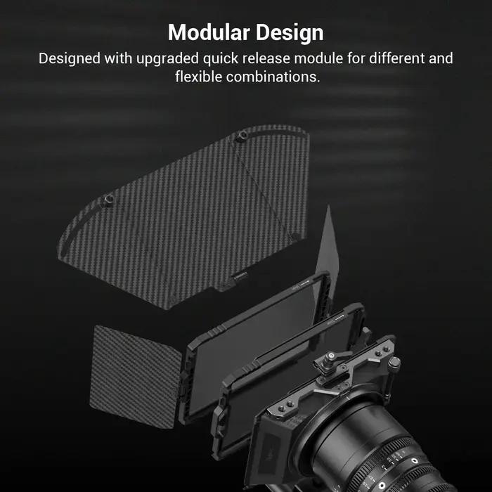 SmallRig Mini Matte Box Pro Mini Follow Focus Protection contre l'éblouissement et l'évasement à dég