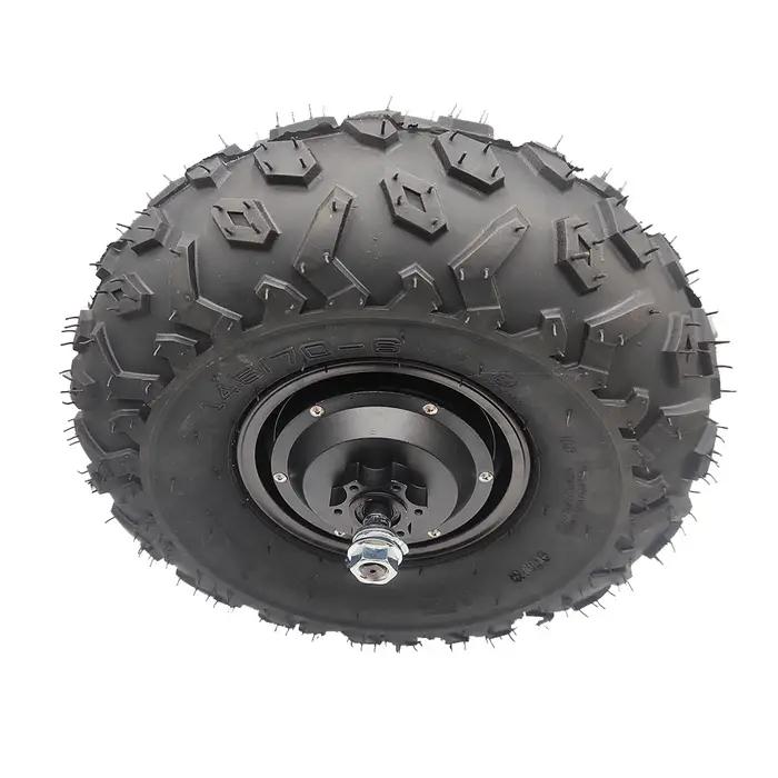 Kit de moteur électrique sans balais pour brouette de 24v 36v 48v 350w 500w, pneus tout-terrain de 1
