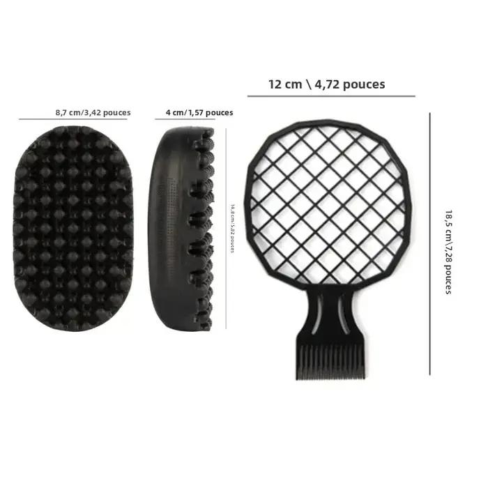 Ensemble combiné d'outils de coiffure pour tresses de cheveux