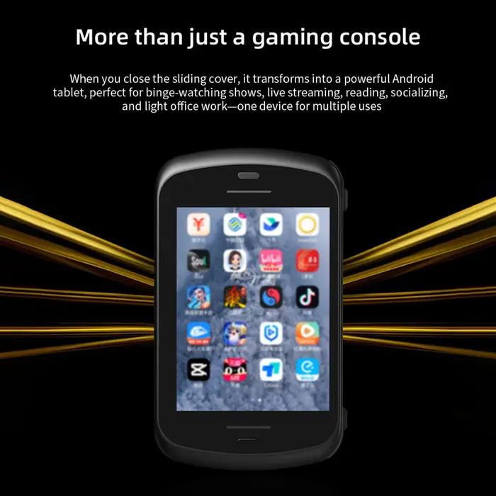 Anbernic RG Slide Console de jeu portable Android 4.7 "LTPS écran dans le cellule Joystick capacitif